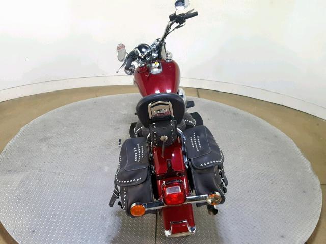 1HD1BWB106Y085826 - 2006 HARLEY-DAVIDSON FLSTCI RED photo 9