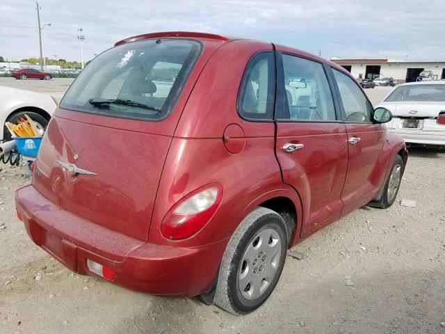 3A4FY48BX7T525655 - 2007 CHRYSLER PT CRUISER BURGUNDY photo 4