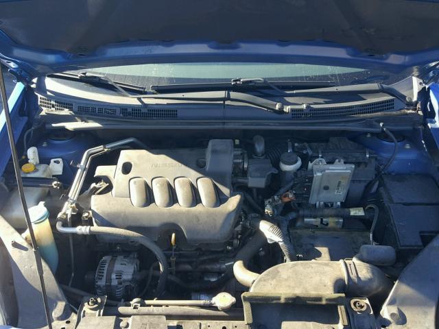 3N1AB6AP4AL686306 - 2010 NISSAN SENTRA 2.0 BLUE photo 7