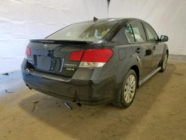 4S3BMDL65B2231522 - 2011 SUBARU LEGACY 3.6 BLACK photo 4