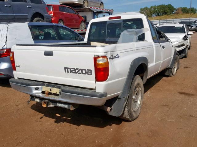 4F4ZR17E13TM07825 - 2003 MAZDA B4000 CAB WHITE photo 4