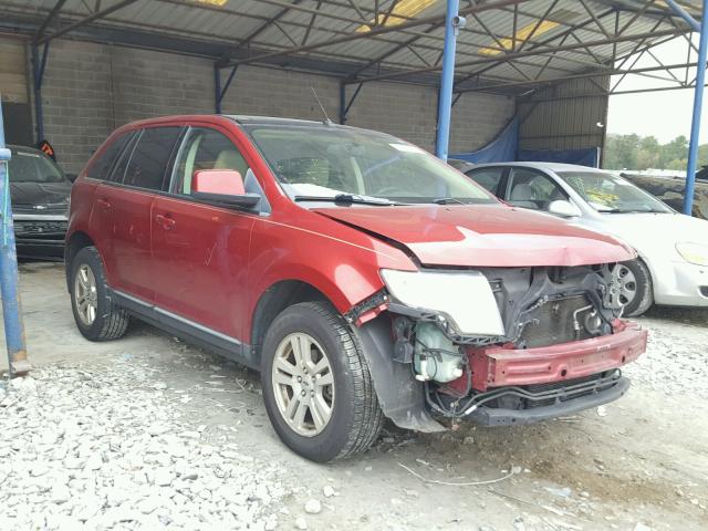 2FMDK38C78BB11372 - 2008 FORD EDGE SEL BURGUNDY photo 1