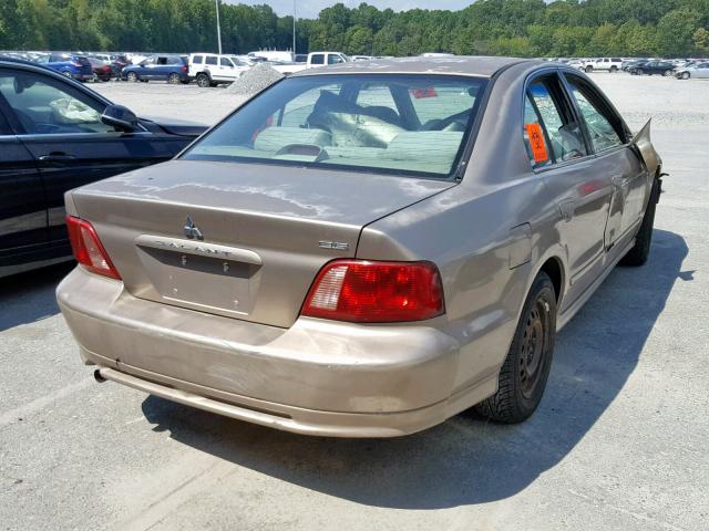 4A3AA46G63E097917 - 2003 MITSUBISHI GALANT ES GOLD photo 4