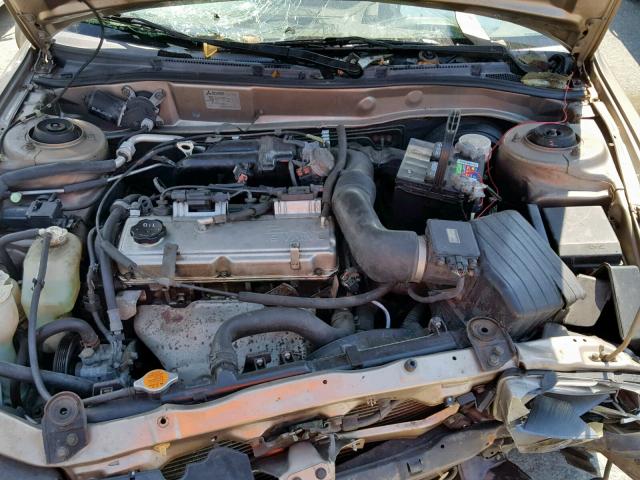 4A3AA46G63E097917 - 2003 MITSUBISHI GALANT ES GOLD photo 7