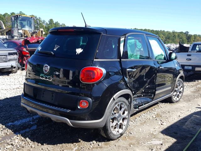 ZFBCFADH0EZ015850 - 2014 FIAT 500L TREKK BLACK photo 4