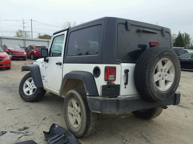 1C4AJWAG8FL740337 - 2015 JEEP WRANGLER S WHITE photo 3