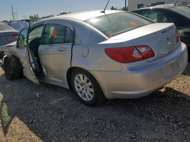 1C3LC46J48N192845 - 2008 CHRYSLER SEBRING LX SILVER photo 3