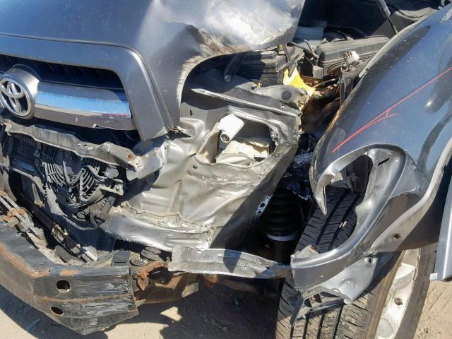 5TDBT44A66S272181 - 2006 TOYOTA SEQUOIA SR CHARCOAL photo 10