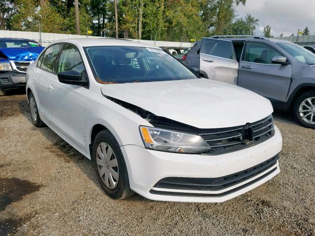 3VW2K7AJ0FM268746 - 2015 VOLKSWAGEN JETTA BASE 白色 照片 1