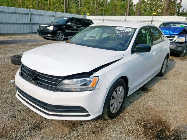 3VW2K7AJ0FM268746 - 2015 VOLKSWAGEN JETTA BASE 白色 照片 2