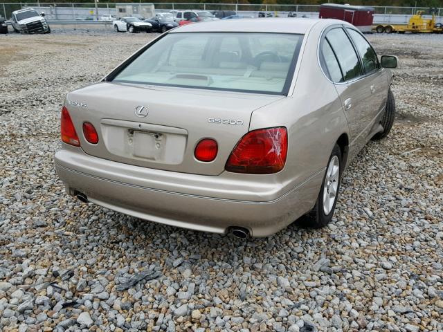 JT8BD69S810148479 - 2001 LEXUS GS 300 TAN photo 4