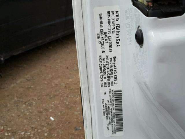 ZFBERFAT5G6A94994 - 2016 RAM PROMASTER 白色 照片 10