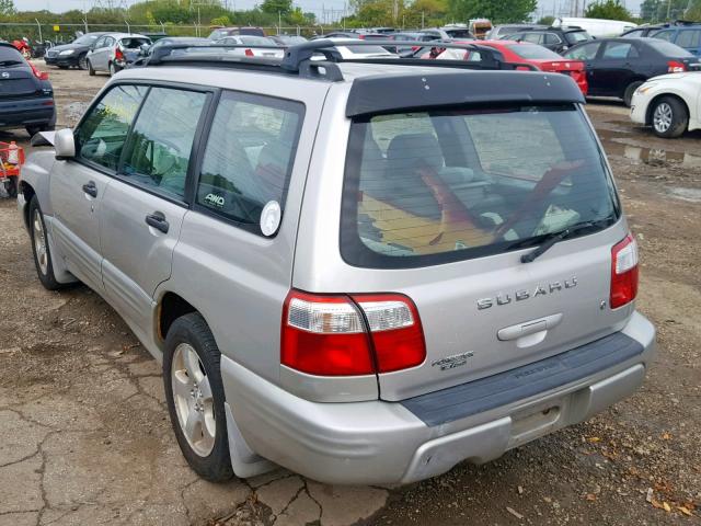 JF1SF65671H725210 - 2001 SUBARU FORESTER S Gümüş foto 3