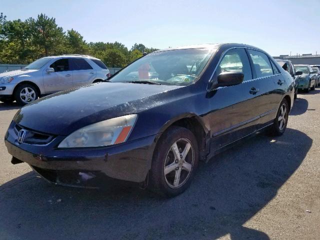 1HGCM56673A060478 - 2003 HONDA ACCORD EX BLACK photo 2