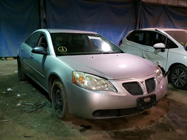 1G2ZF55B164208956 - 2006 PONTIAC G6 SE SILVER photo 1