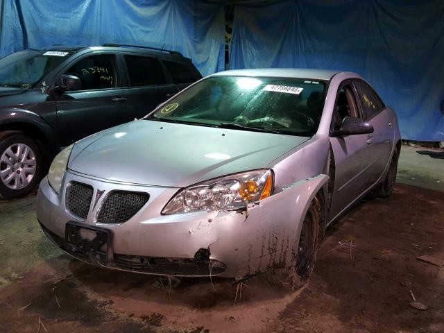 1G2ZF55B164208956 - 2006 PONTIAC G6 SE SILVER photo 2