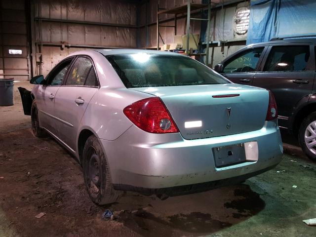 1G2ZF55B164208956 - 2006 PONTIAC G6 SE SILVER photo 3