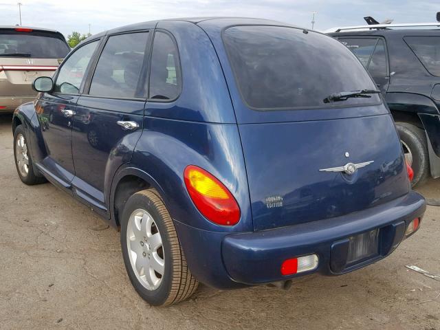 3C4FY58B83T634346 - 2003 CHRYSLER PT CRUISER BLUE photo 3