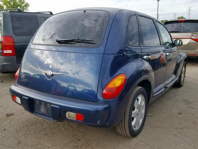 3C4FY58B83T634346 - 2003 CHRYSLER PT CRUISER BLUE photo 4