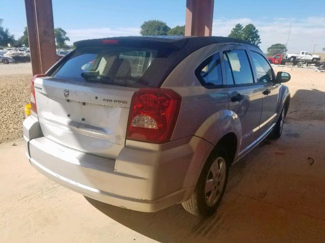 1B3HB28A69D259735 - 2009 DODGE CALIBER SE SILVER photo 4