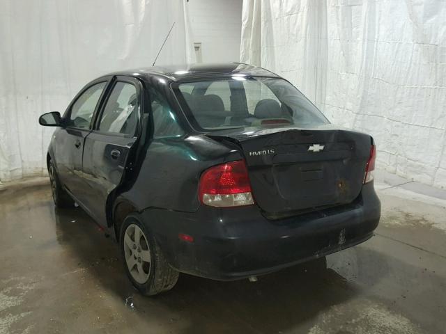 KL1TD52665B321415 - 2005 CHEVROLET AVEO BASE 灰色 照片 3