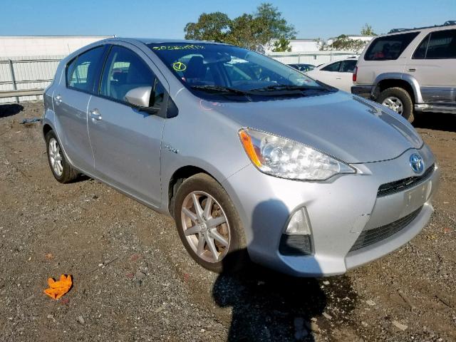 JTDKDTB39D1537746 - 2013 TOYOTA PRIUS C SILVER photo 1