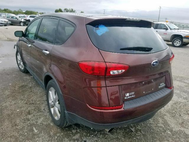 4S4WX86C064413085 - 2006 SUBARU B9 TRIBECA MAROON photo 3