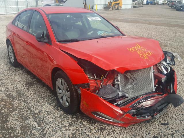 1G1PA5SH2F7129863 - 2015 CHEVROLET CRUZE LS RED photo 1