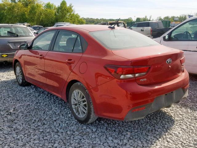 3KPA34AB4JE059368 - 2018 KIA RIO EX RED photo 3