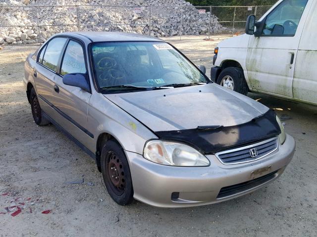 1HGEJ6627YL012656 - 2000 HONDA CIVIC DX SILVER photo 1