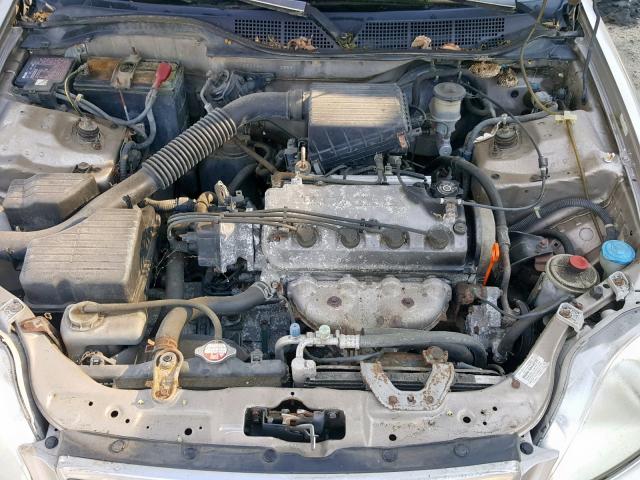 1HGEJ6627YL012656 - 2000 HONDA CIVIC DX SILVER photo 7