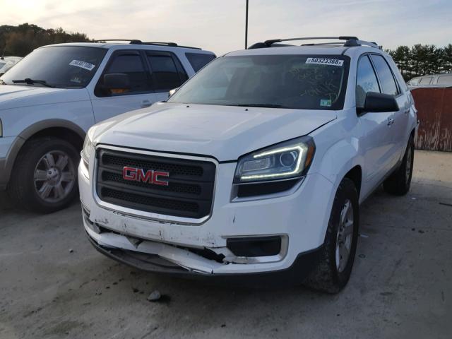 1GKKVPKD6GJ240309 - 2016 GMC ACADIA SLE WHITE photo 2