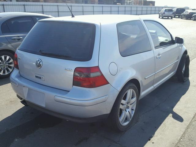 9BWDH61J834040124 - 2003 VOLKSWAGEN GTI VR6 SILVER photo 4