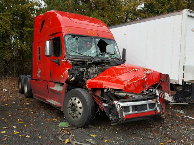 3AKJGLD55ESFZ0855 - 2014 FREIGHTLINER CASCADIA 1 RED photo 1