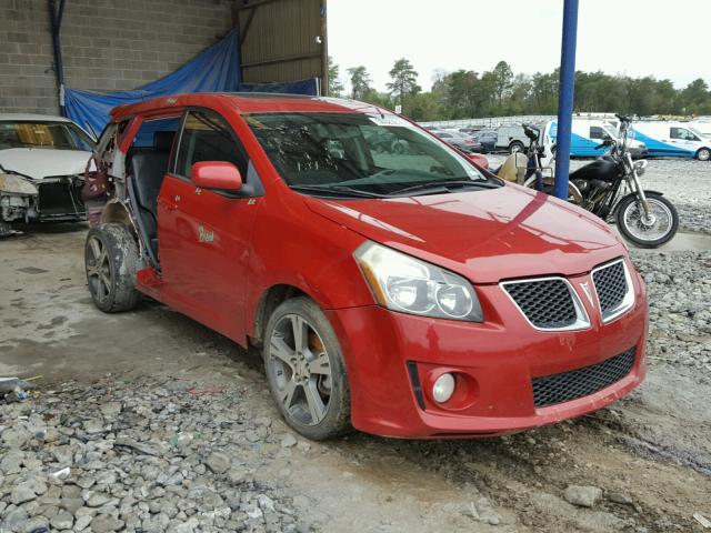 5Y2SR670X9Z421188 - 2009 PONTIAC VIBE GT MAROON photo 1