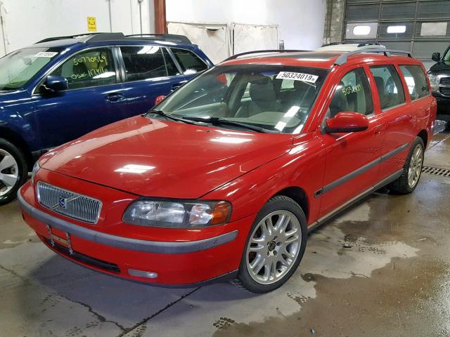 YV1SW53D621187917 - 2002 VOLVO V70 T5 TUR RED photo 2