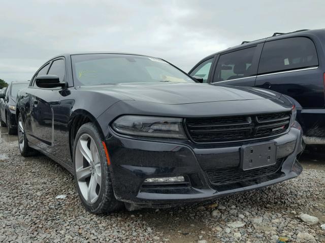 2C3CDXHG8HH643705 - 2017 DODGE CHARGER SX BLACK photo 1