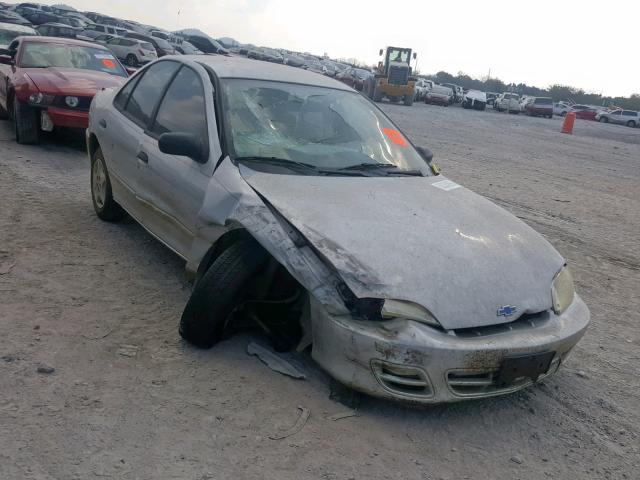 1G1JC524X27163816 - 2002 CHEVROLET CAVALIER B SILVER photo 1