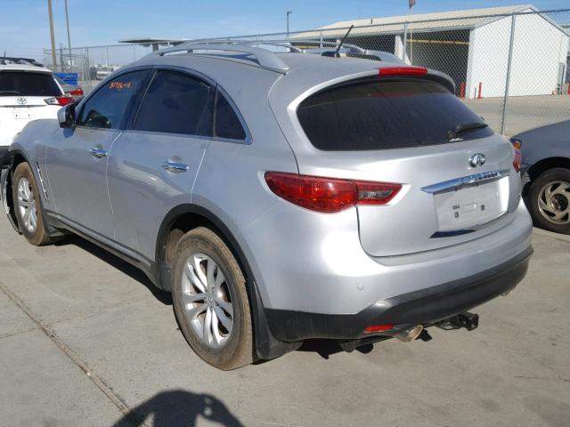 JN8AS1MWXBM140799 - 2011 INFINITI FX35 SILVER photo 3