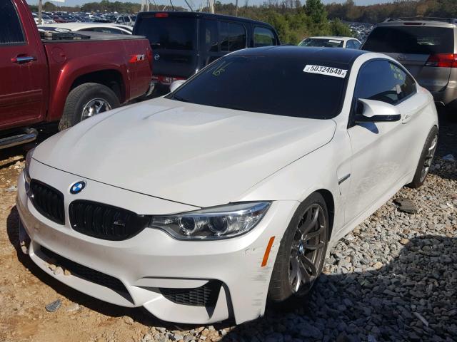 WBS3R9C58FK334233 - 2015 BMW M4 WHITE photo 2