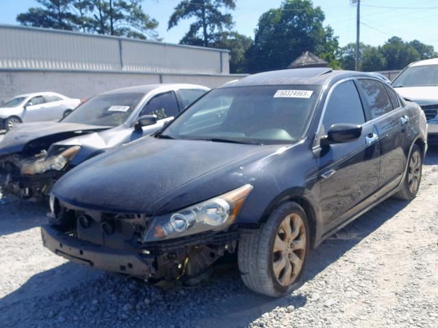 1HGCP36888A053561 - 2008 HONDA ACCORD EXL BLACK photo 2