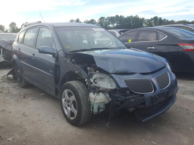 5Y2SL65876Z422126 - 2006 PONTIAC VIBE BLUE photo 1