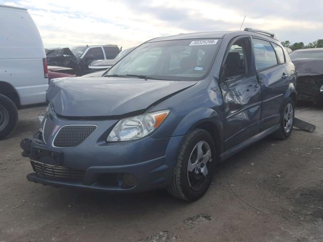 5Y2SL65876Z422126 - 2006 PONTIAC VIBE BLUE photo 2