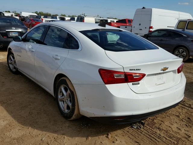 1G1ZB5ST5GF313373 - 2016 CHEVROLET MALIBU LS 白色 照片 3