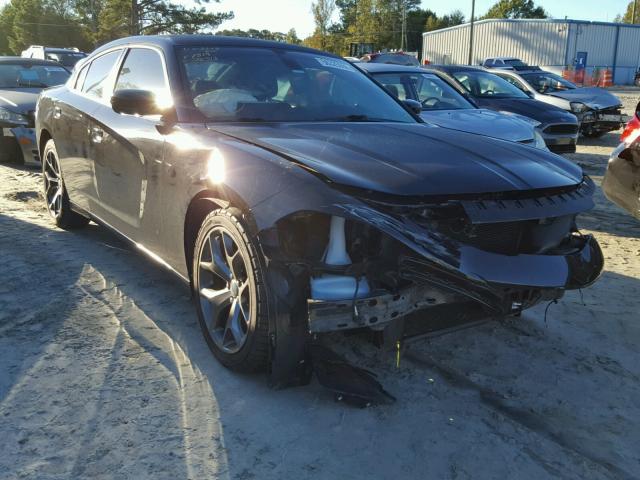 2C3CDXHG5FH847519 - 2015 DODGE CHARGER SX BLACK photo 1