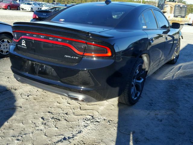 2C3CDXHG5FH847519 - 2015 DODGE CHARGER SX BLACK photo 4