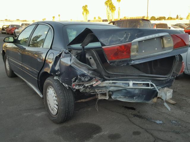 1G4HP54K924198561 - 2002 BUICK LESABRE CU BLUE photo 3