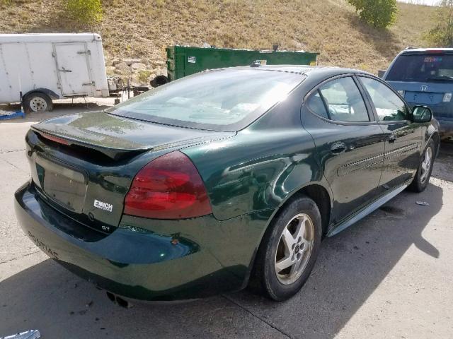 2G2WS522X41166640 - 2004 PONTIAC GRAND PRIX Կանաչ լուսանկար 4