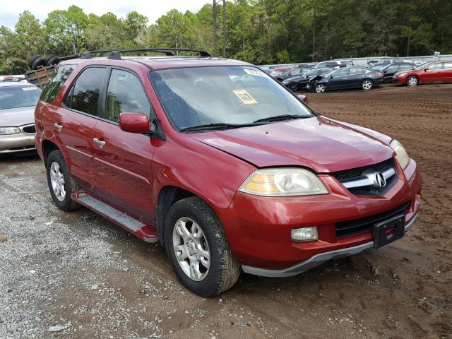 2HNYD18995H557048 - 2005 ACURA MDX TOURIN MAROON photo 1