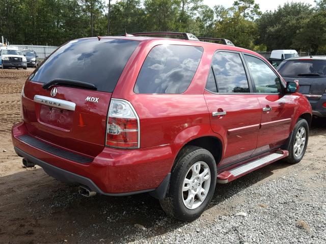 2HNYD18995H557048 - 2005 ACURA MDX TOURIN MAROON photo 4